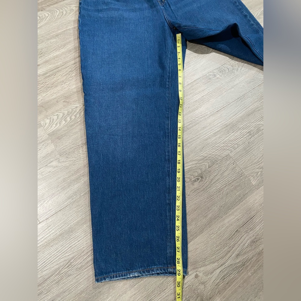 Madewell‎ Baggy Straight Classic Blue Women's Jeans 32 - Picture 9 of 9